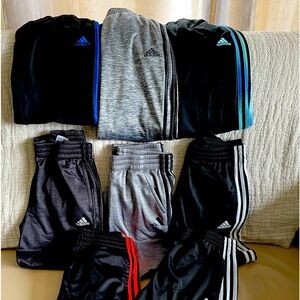 Adidas athletic pants 8 pairs